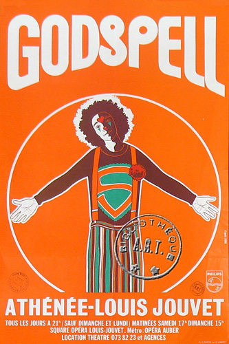 l'affiche originale: Godspell