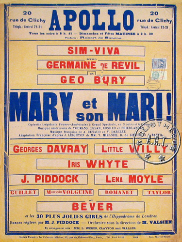 l'affiche originale: Mary et son mari