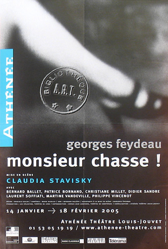 l'affiche originale: Monsieur chasse !
