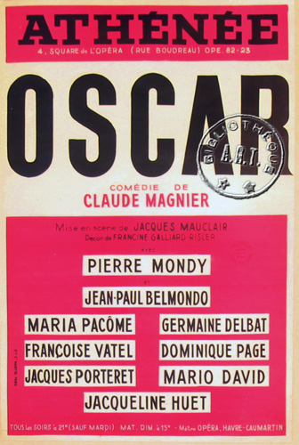 l'affiche originale: Oscar