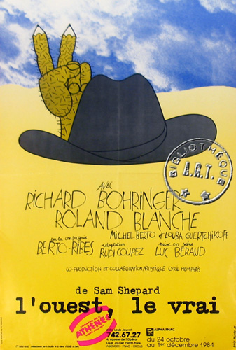 l'affiche originale: L'Ouest, le vrai