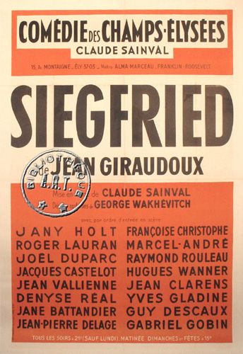 l'affiche originale: Siegfried