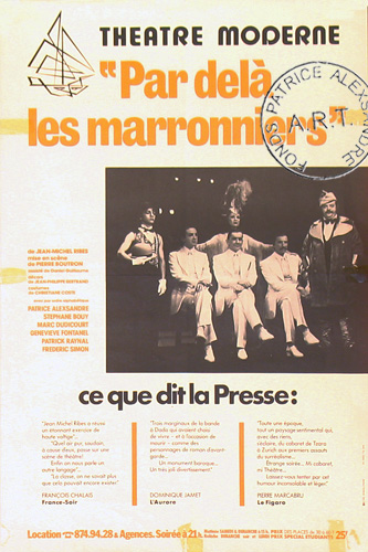 l'affiche originale: Par delà les marronniers