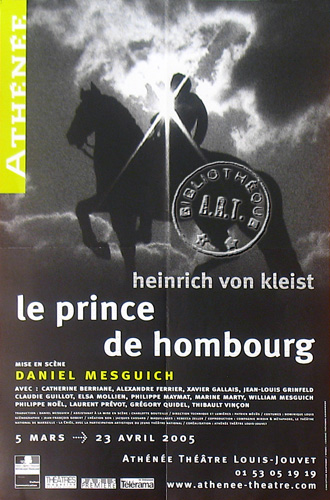l'affiche originale: Le Prince de Hombourg