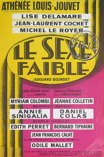 l'affiche originale: Le Sexe faible
