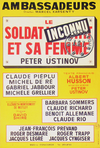 l'affiche originale: Le Soldat inconnu et sa femme