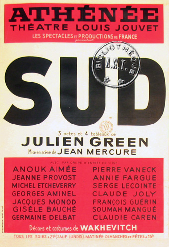 l'affiche originale: Sud *
