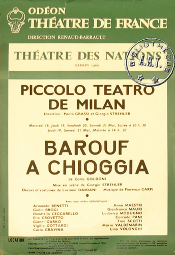 l'affiche originale: Barouf a chioggia