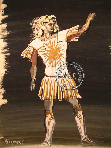 les décors et costumes de Alexandre de Jean Léonor LE MAROIS - 1959