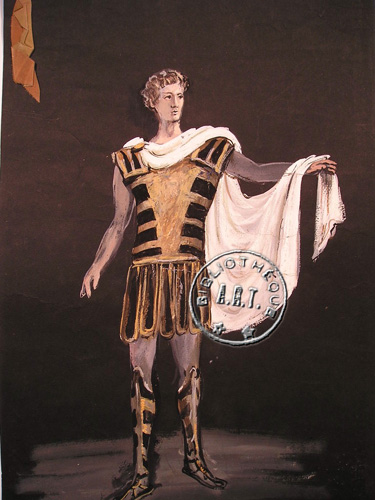 Les maquettes de décors et de costumes de théâtre