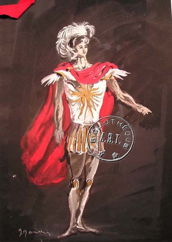 Les maquettes de décors et de costumes de théâtre