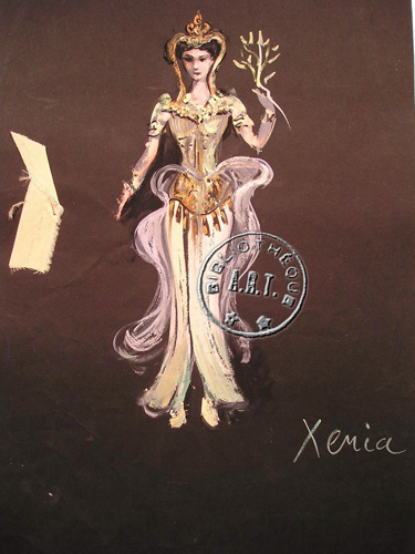 Les maquettes de décors et de costumes de théâtre