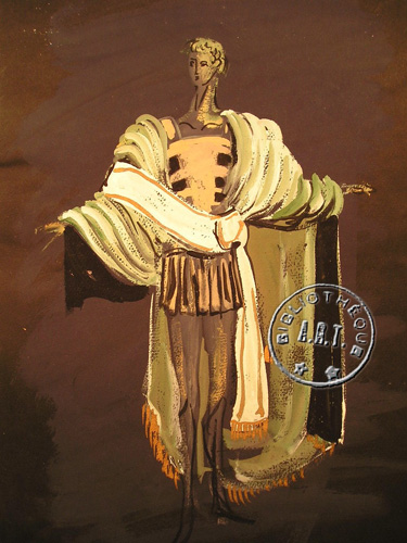 Les maquettes de décors et de costumes de théâtre