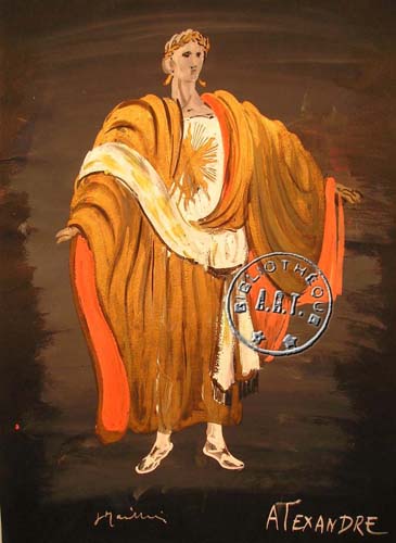 Les maquettes de décors et de costumes de théâtre