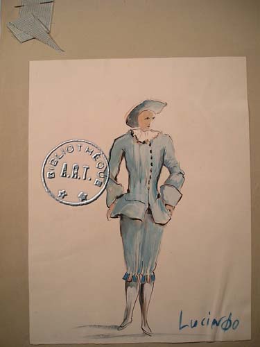Les maquettes de décors et de costumes de théâtre