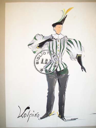 Les maquettes de décors et de costumes de théâtre