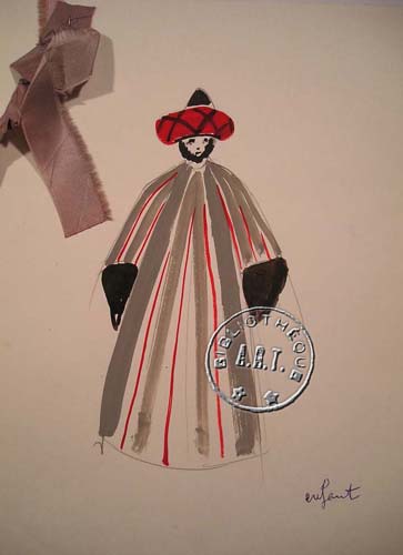 Les maquettes de décors et de costumes de théâtre