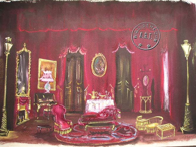 les décors et costumes de Archipel Lenoir (l') de Armand SALACROU - non-identifiée