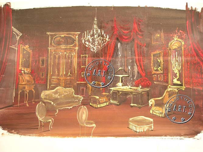 Les maquettes de décors et de costumes de théâtre