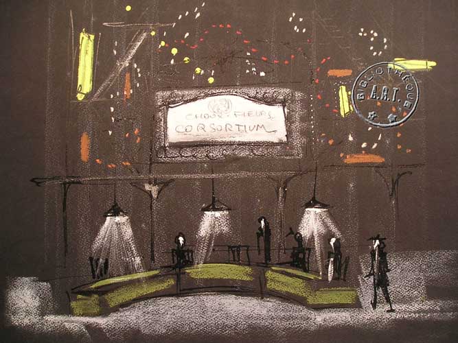 Les maquettes de décors et de costumes de théâtre