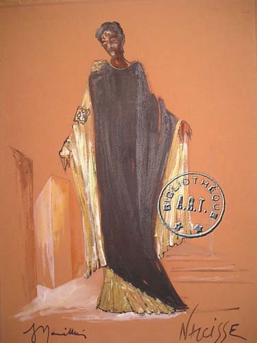 Les maquettes de décors et de costumes de théâtre