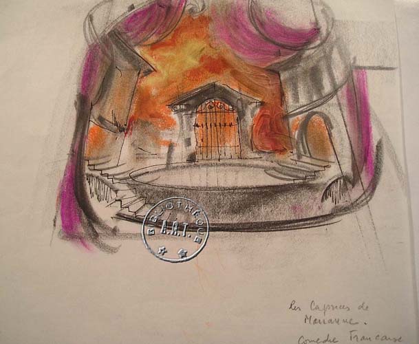 Les maquettes de décors et de costumes de théâtre