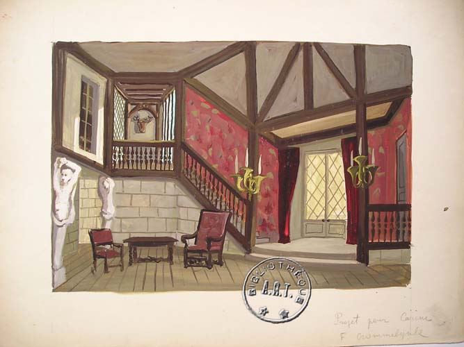 Les maquettes de décors et de costumes de théâtre