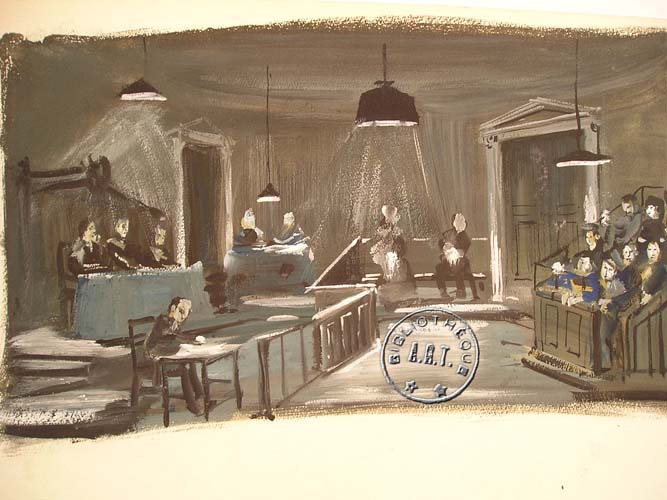 Les maquettes de décors et de costumes de théâtre
