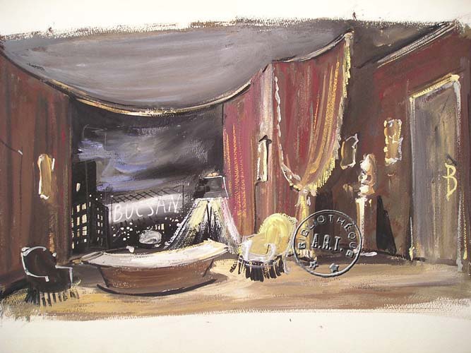 Les maquettes de décors et de costumes de théâtre