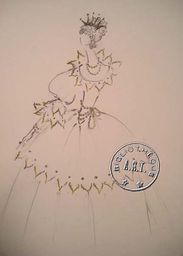 Les maquettes de décors et de costumes de théâtre