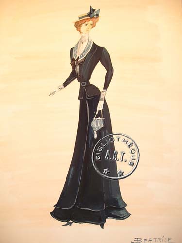 Les maquettes de décors et de costumes de théâtre
