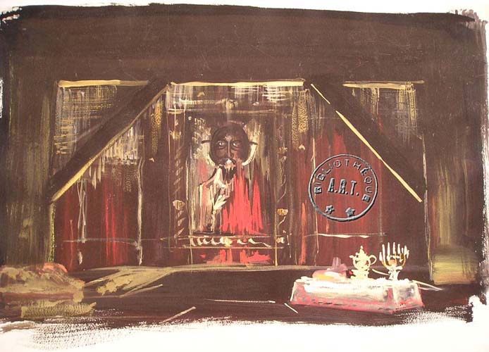 Les maquettes de décors et de costumes de théâtre