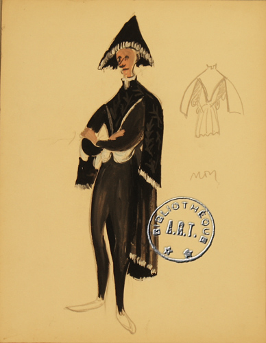 Les maquettes de décors et de costumes de théâtre