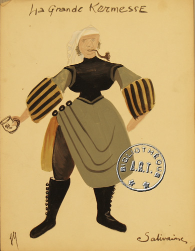 Les maquettes de décors et de costumes de théâtre