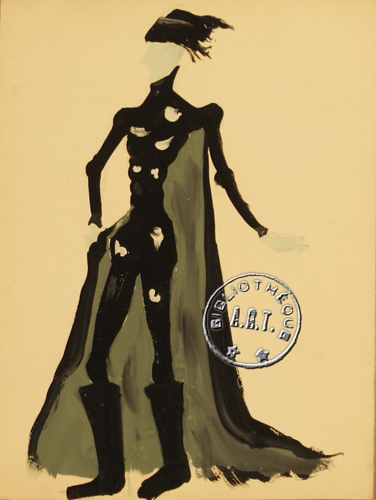 Les maquettes de décors et de costumes de théâtre