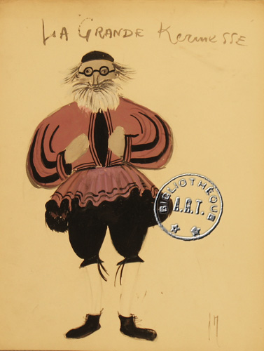 Les maquettes de décors et de costumes de théâtre