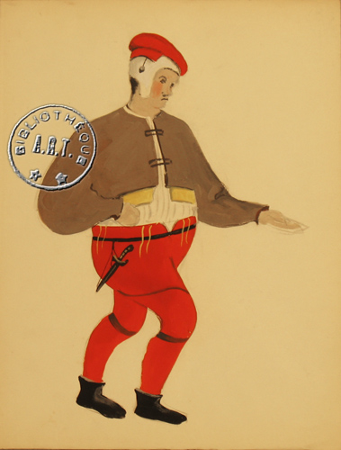 Les maquettes de décors et de costumes de théâtre