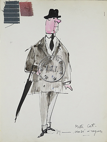 Les maquettes de décors et de costumes de théâtre