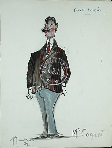 Les maquettes de décors et de costumes de théâtre