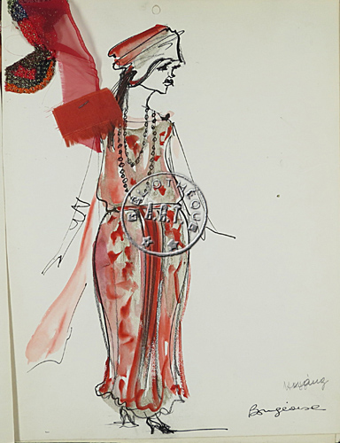 Les maquettes de décors et de costumes de théâtre