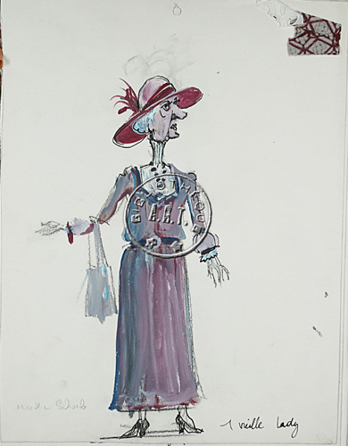 Les maquettes de décors et de costumes de théâtre