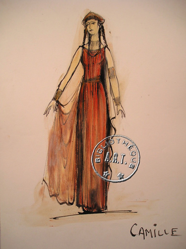 Les maquettes de décors et de costumes de théâtre