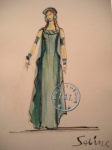 Les maquettes de décors et de costumes de théâtre