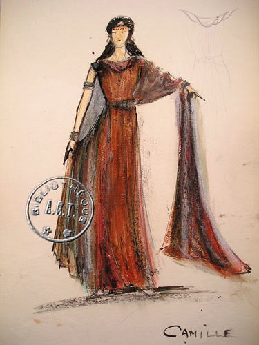 Les maquettes de décors et de costumes de théâtre