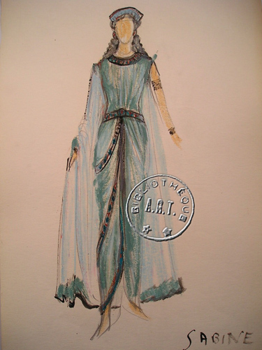Les maquettes de décors et de costumes de théâtre