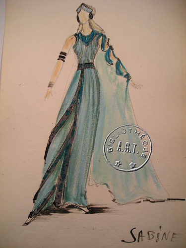 Les maquettes de décors et de costumes de théâtre