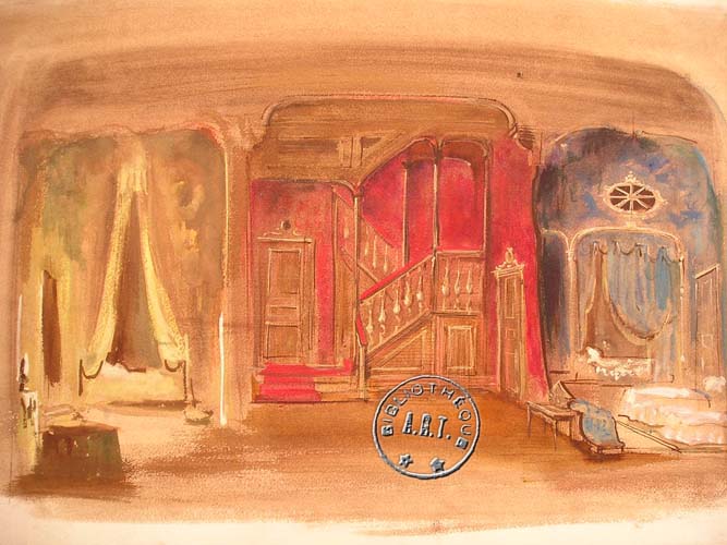 Les maquettes de décors et de costumes de théâtre