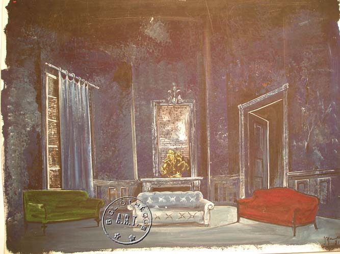 les décors et costumes de Huis clos de Jean-Paul SARTRE - 1981