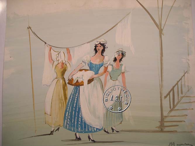 Les maquettes de décors et de costumes de théâtre
