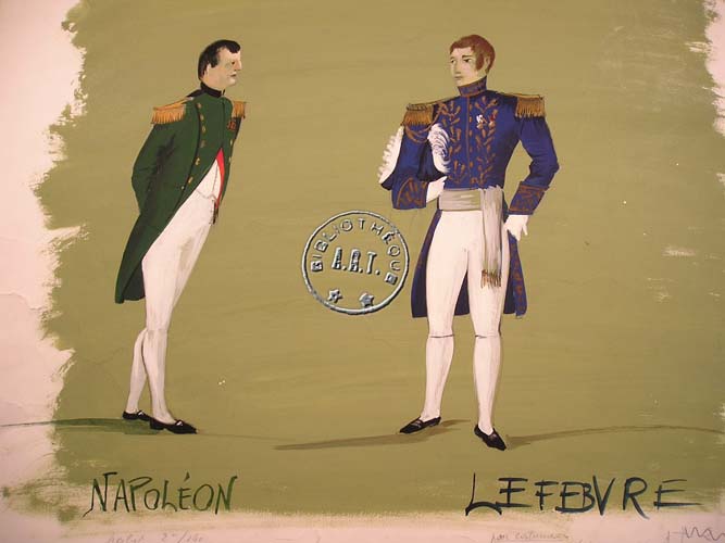 Les maquettes de décors et de costumes de théâtre
